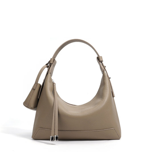 Niche New Style First Layer Cowhide Simple Bag