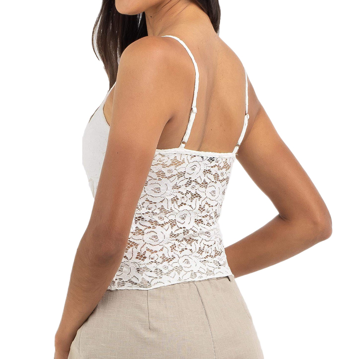 Lace Camisole Beauty Back