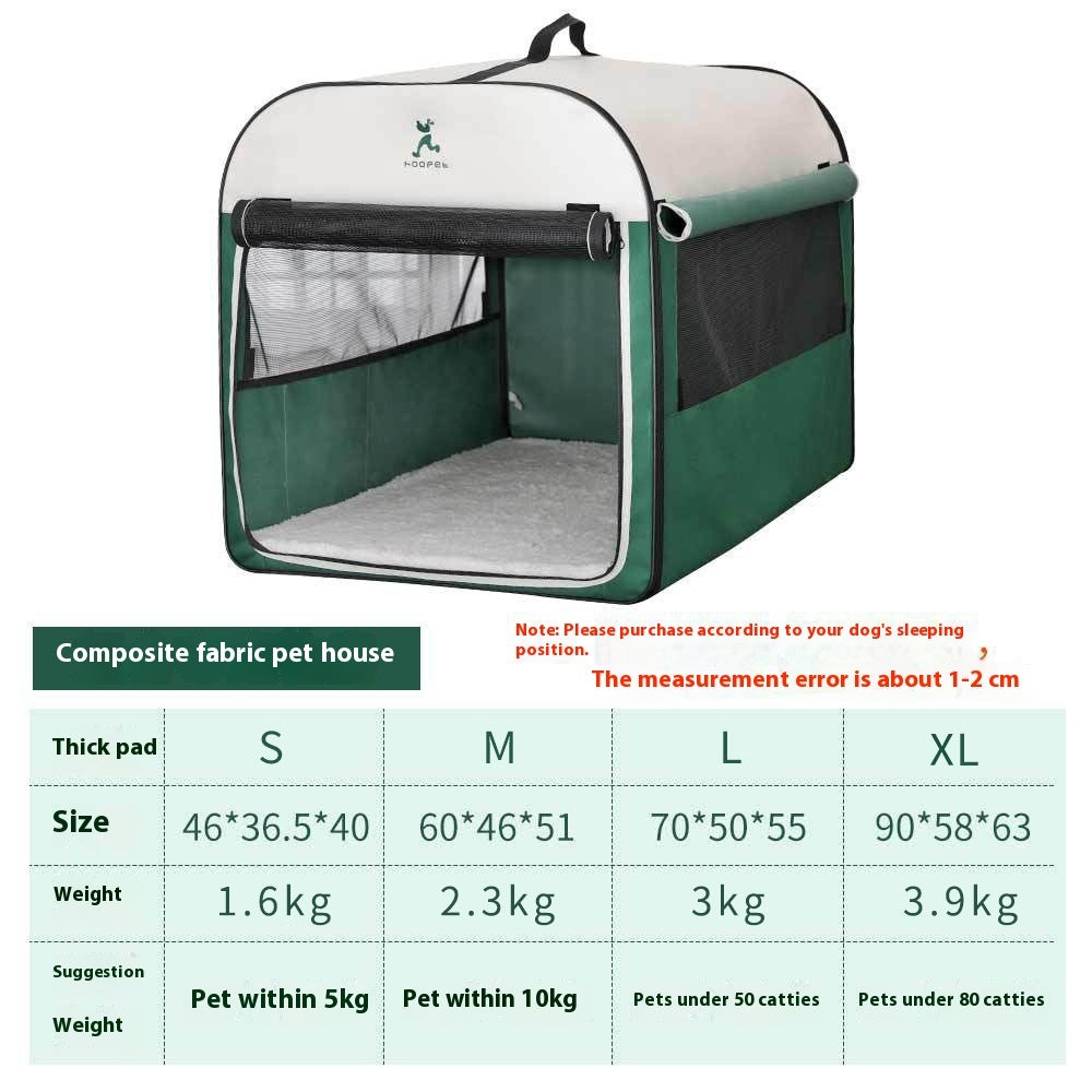 Kennel Detachable House Outdoor Tent Pet Suitable For All Seasons