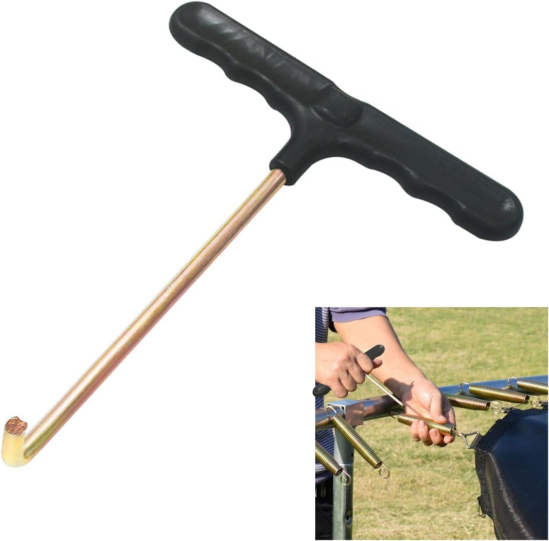 Trampoline Spring Pull Tool (T-Hook)
