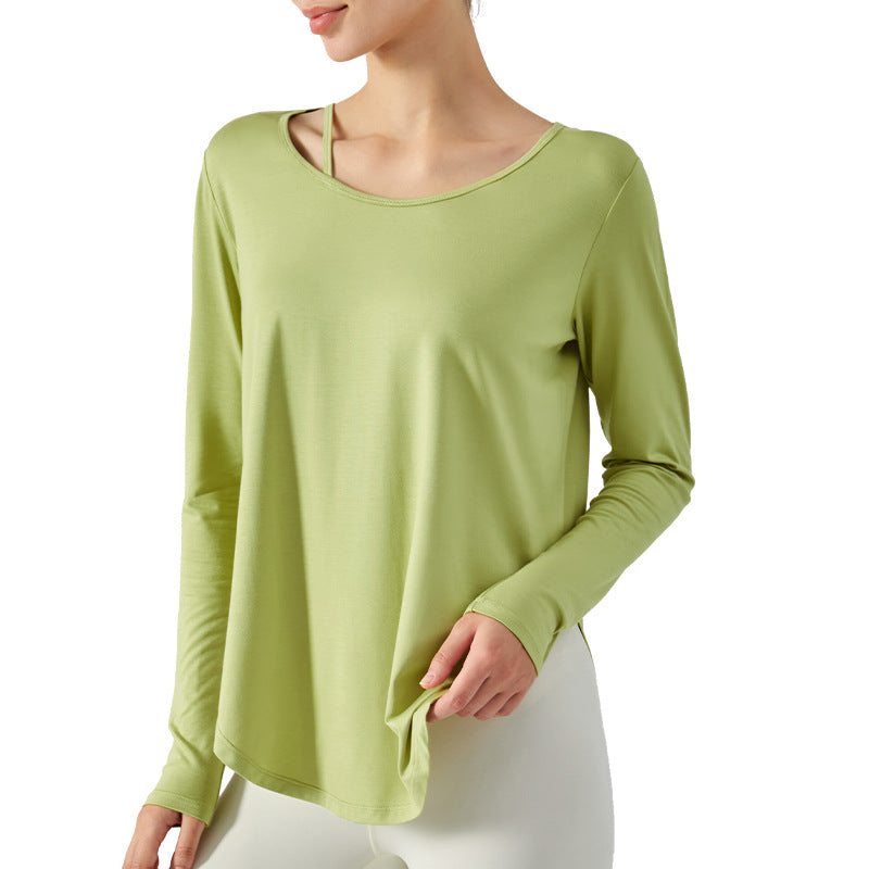 Jacket Loose-fitting Lightweight Thin Skin-friendly Casual Blouse Exercise Yoga Clothes