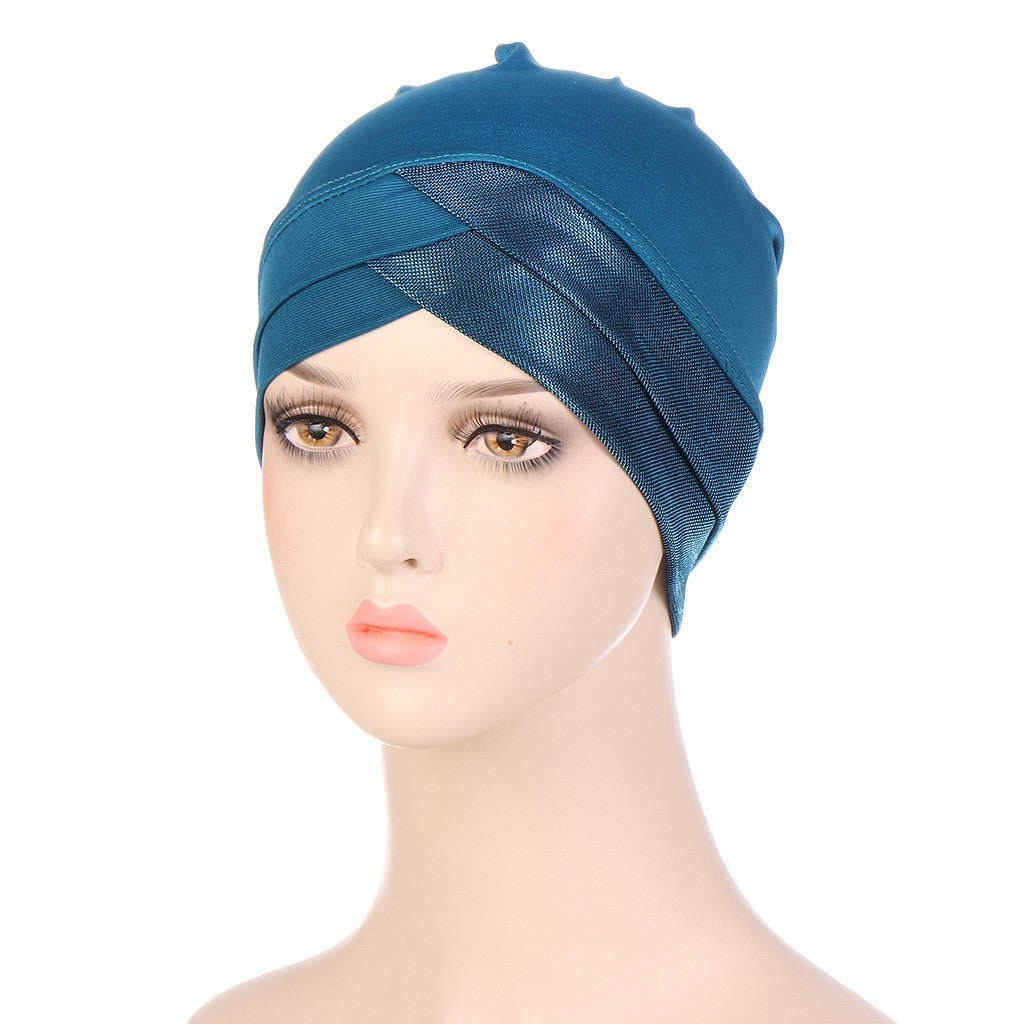 Sun Protection Home Mom Cap Hood Set Wrap Head Hat
