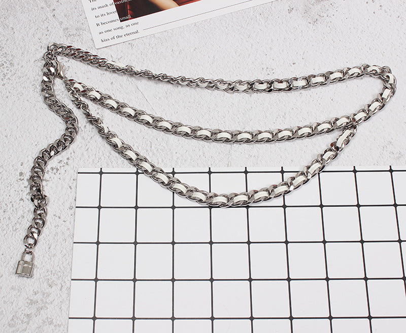 Tassel Decoration Belt Chain Dress Fashion Waist Chain Korean Metal