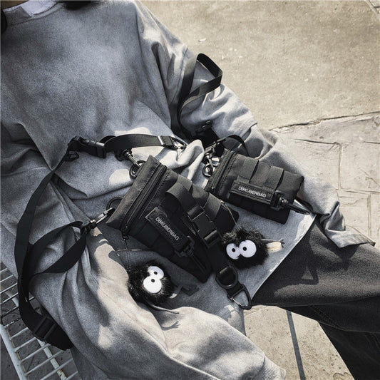 Crossbody Small Bag Nylon Tactical Belt Bag
