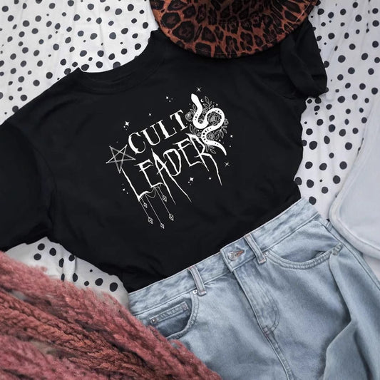 Printed Crew-neck Versatile American-style Casual Short-sleeve Top