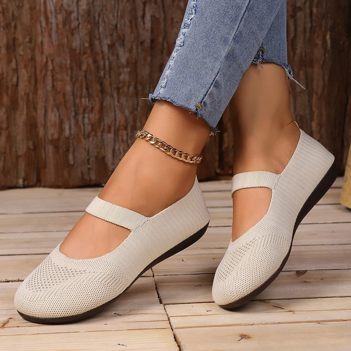 Women's Breathable Plus Size Soft Bottom Mom Shoes