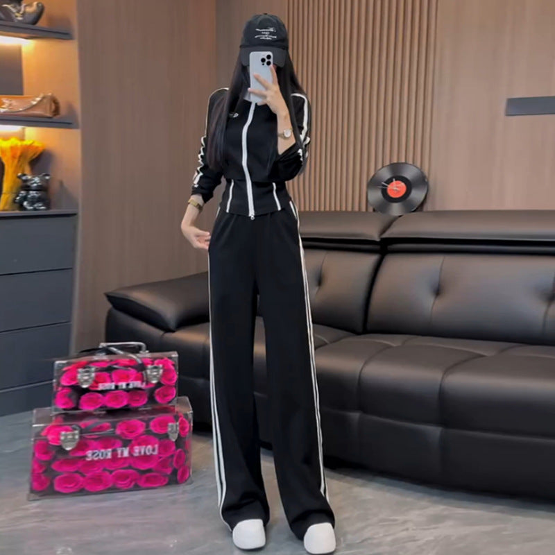 Women's Casual Sportswear Set SpringAutumn Stylish Design