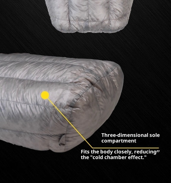 Duck Down Ultralight Hiking Mummy Down-filled Sleeping Bag