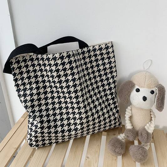 Retro All-match Canvas Bag Shoulder Large Capacity Portable