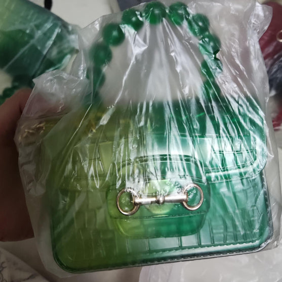Pearl Handheld Transparent Jelly Bag