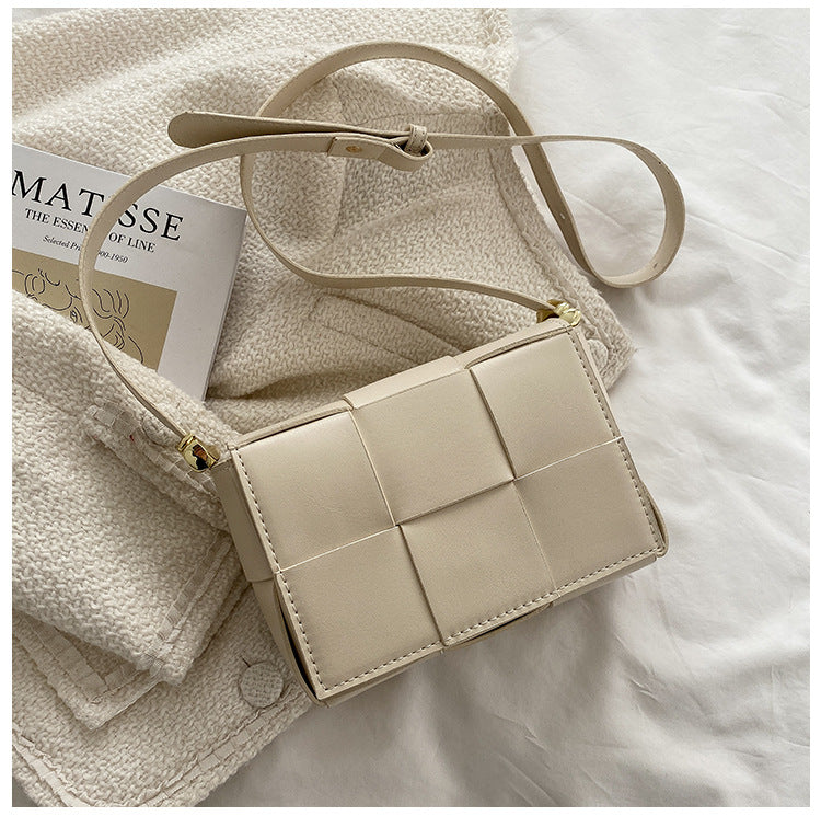 Women's Fashion Simple Woven Single Shoulder Crossbody Bag