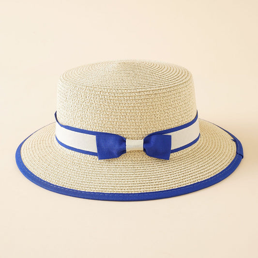 Women's Sun Protection Sunshade Bow Flat Hat