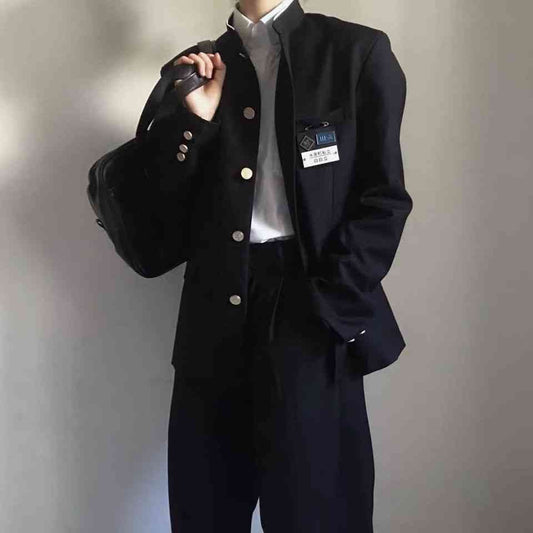 Mens Suit Jacket In Preppy Style