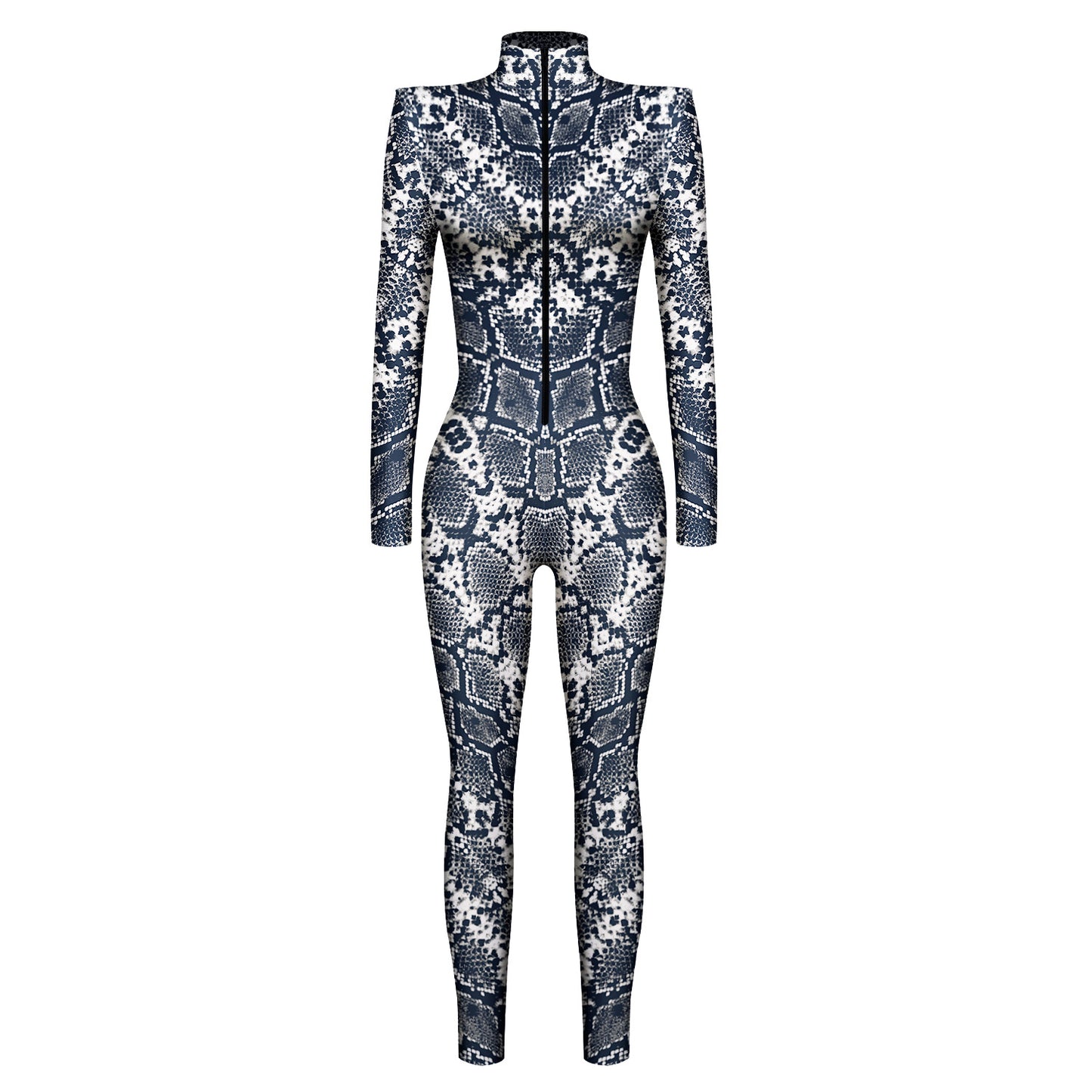 Slim Shoulder Pads Long Sleeve Cosplay Costume Jumpsuit