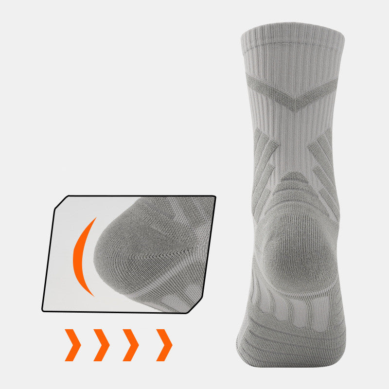 Men's Thick Shock Absorption Anti-skid Sports Socks
