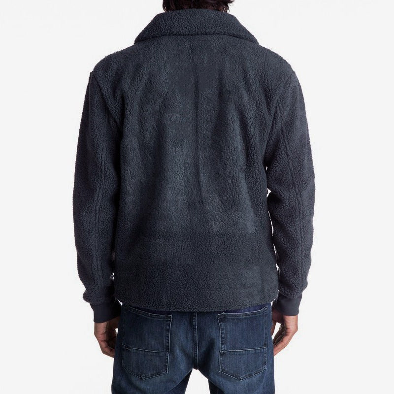 Fall Winter Lapel Long-sleeved Thick Plush Jacket