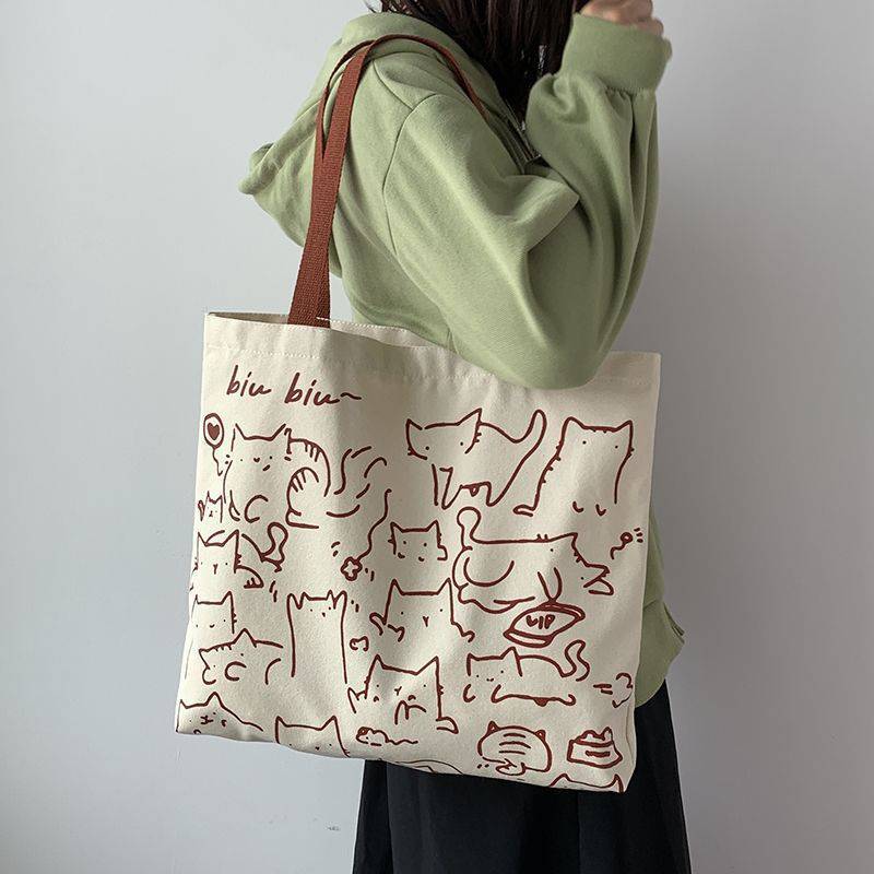 Take A One-shoulder Student Large-capacity Tote Bag