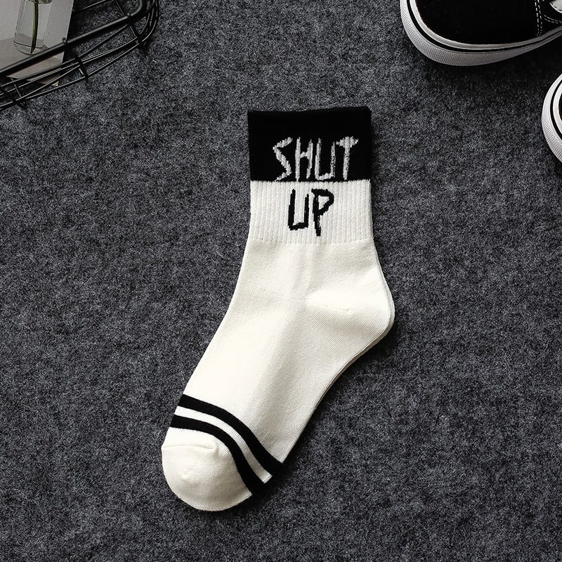 Sports cartoon cotton socks
