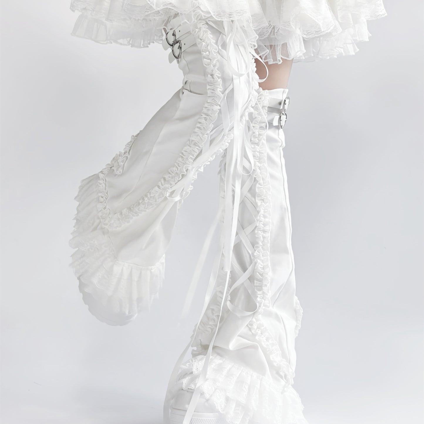 Below The Knee Slimming Lace Versatile Long Leg Socks