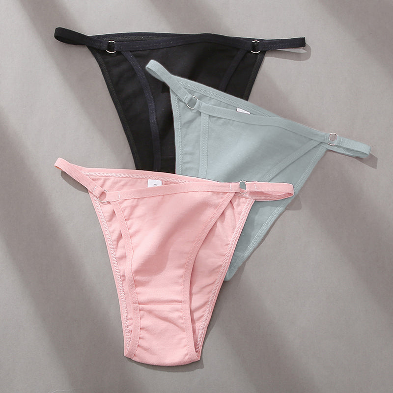 Women's Low Waist Ring Sexy Shorts
