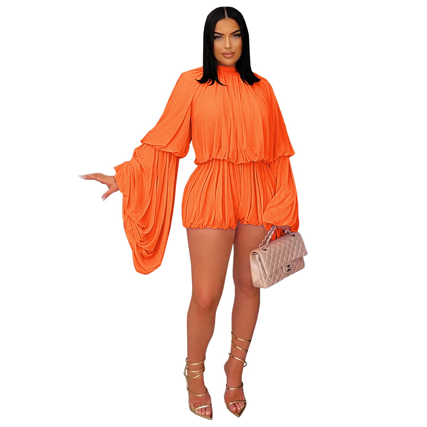 Women's Wear Casual Pleated Jumpsuit
