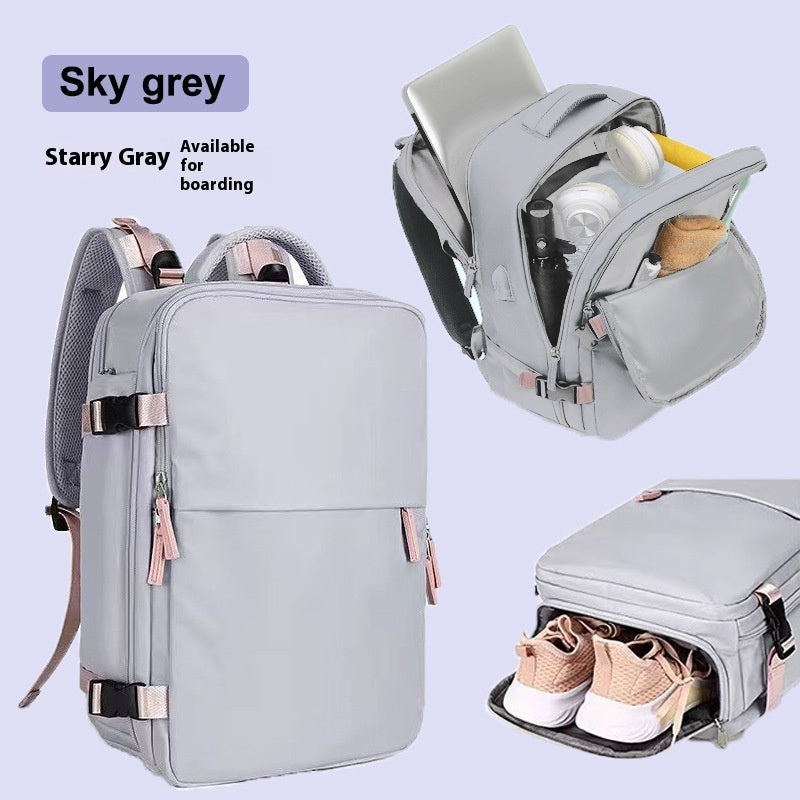 Women's Large Capacity Oversized Lightweight Multifunctional Luggage Backpack