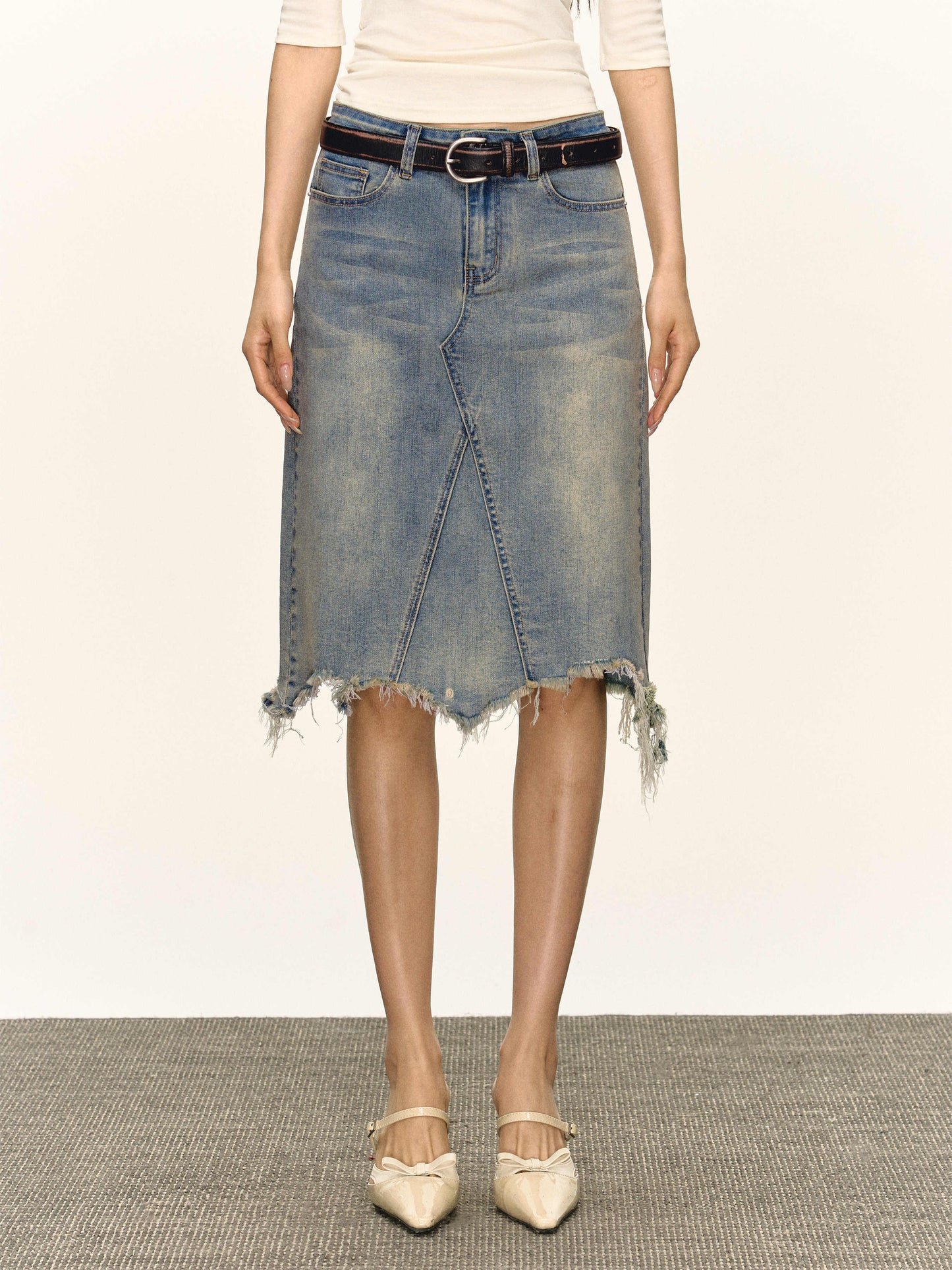Retro Skirt Women's Bag Hip Short Skirt