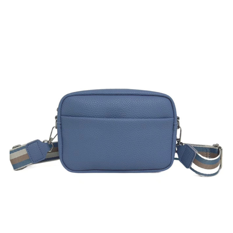Women's Fashion Casual Solid Color PU Crossbody Bag