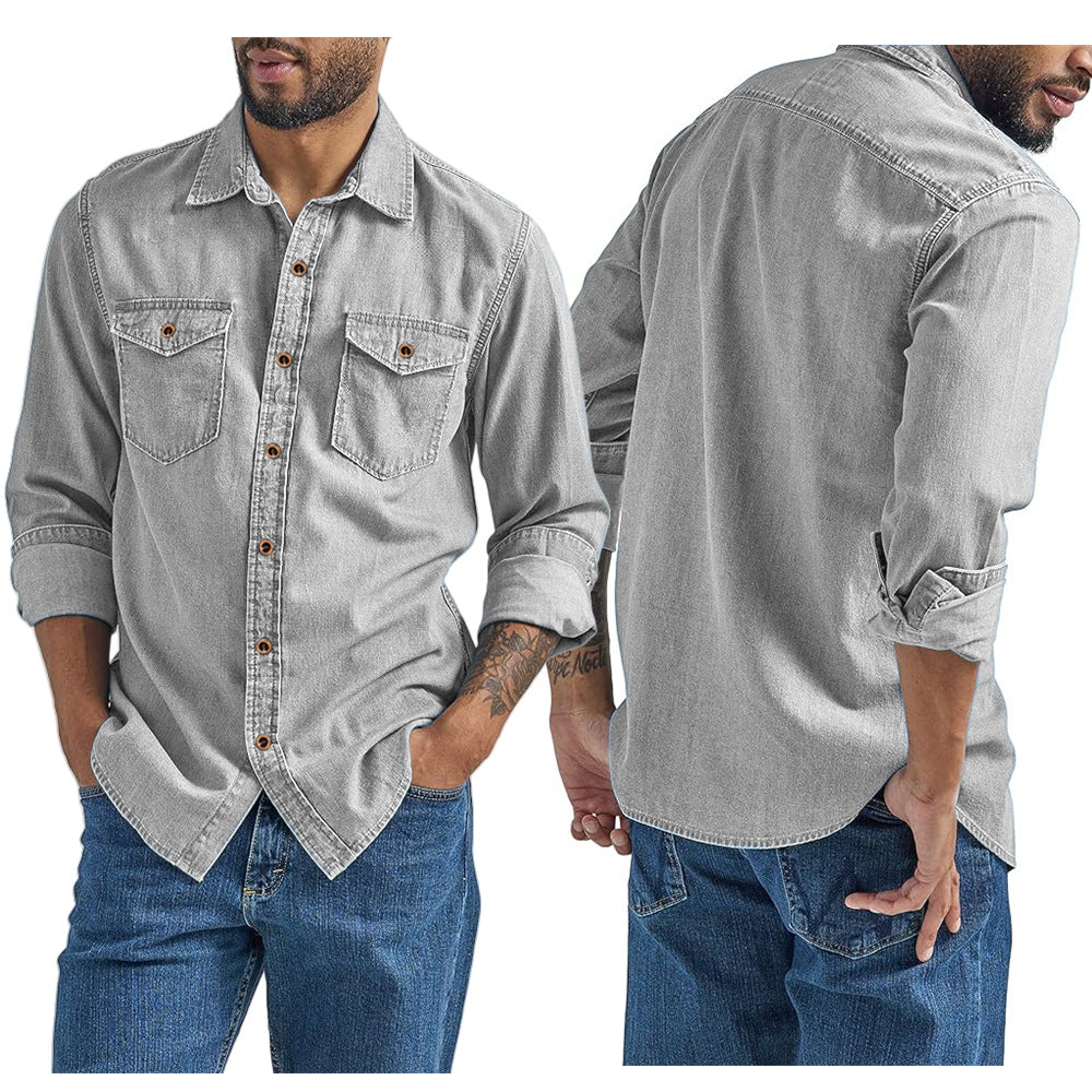 Men's Spring And Autumn Cardigan Wish European Oversized