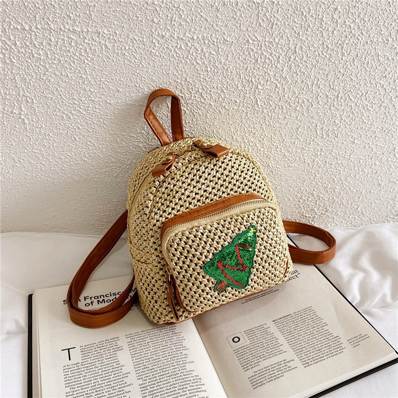 Variety Of Back Law Female Law System Simple Straw Bag