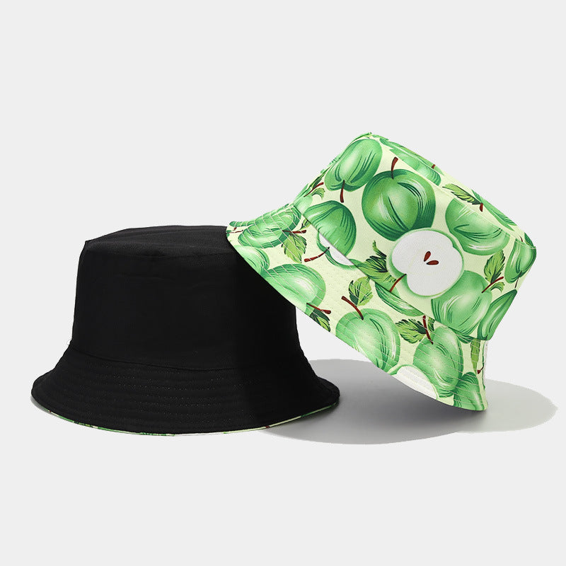 Fruit Pattern Bucket Hat Men And Women Outdoor Casual Sun Hat