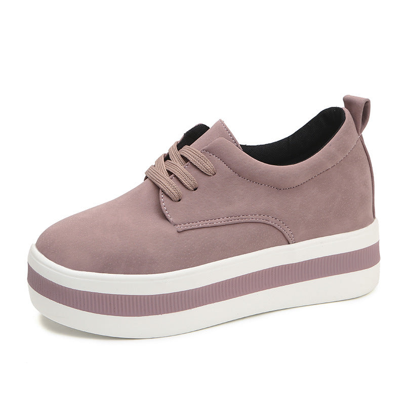 All-match Korean Style Increased Casual Student Breathable Shoes