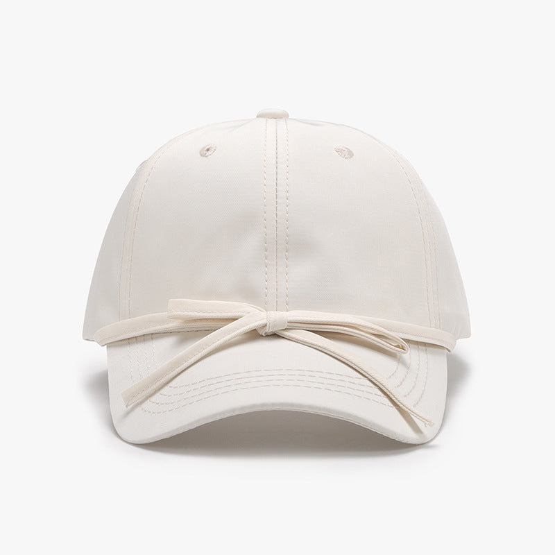 Spring And Autumn Bowknot Quick-drying Soft Top Women's Baseball Cap