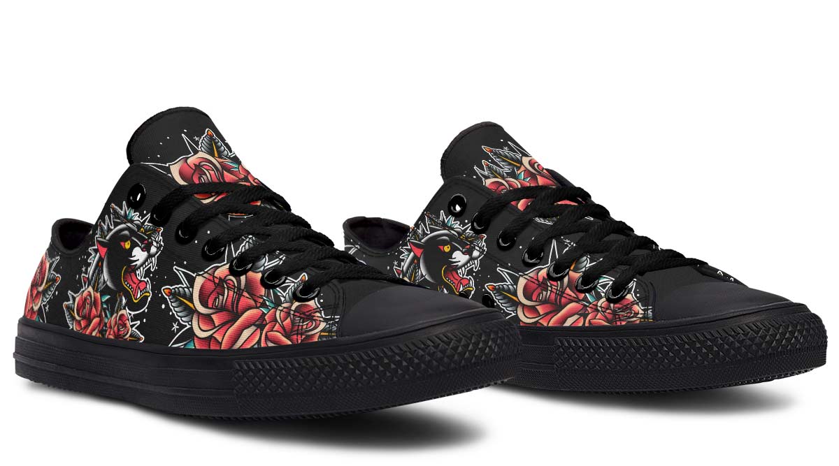 Fashion Print Couple Low-Top Canvas Shoes