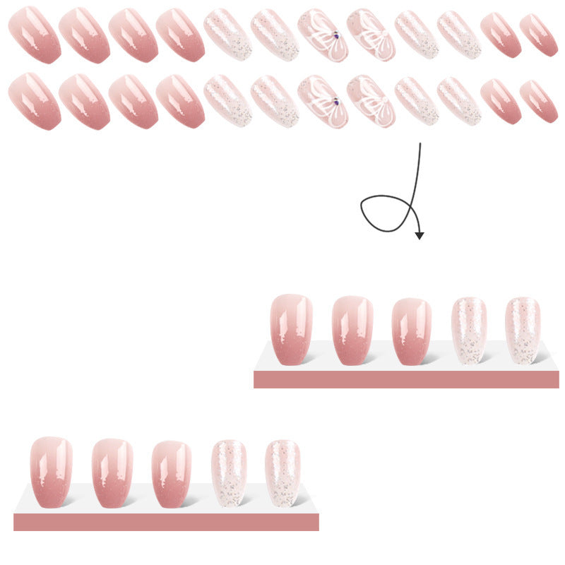 Gradient Glitter Pure Desire Wearable Nails
