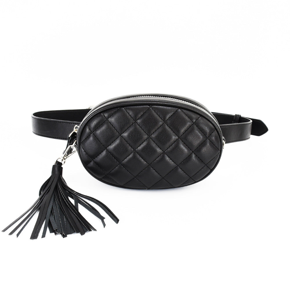 European and American ladies diamond belt bag