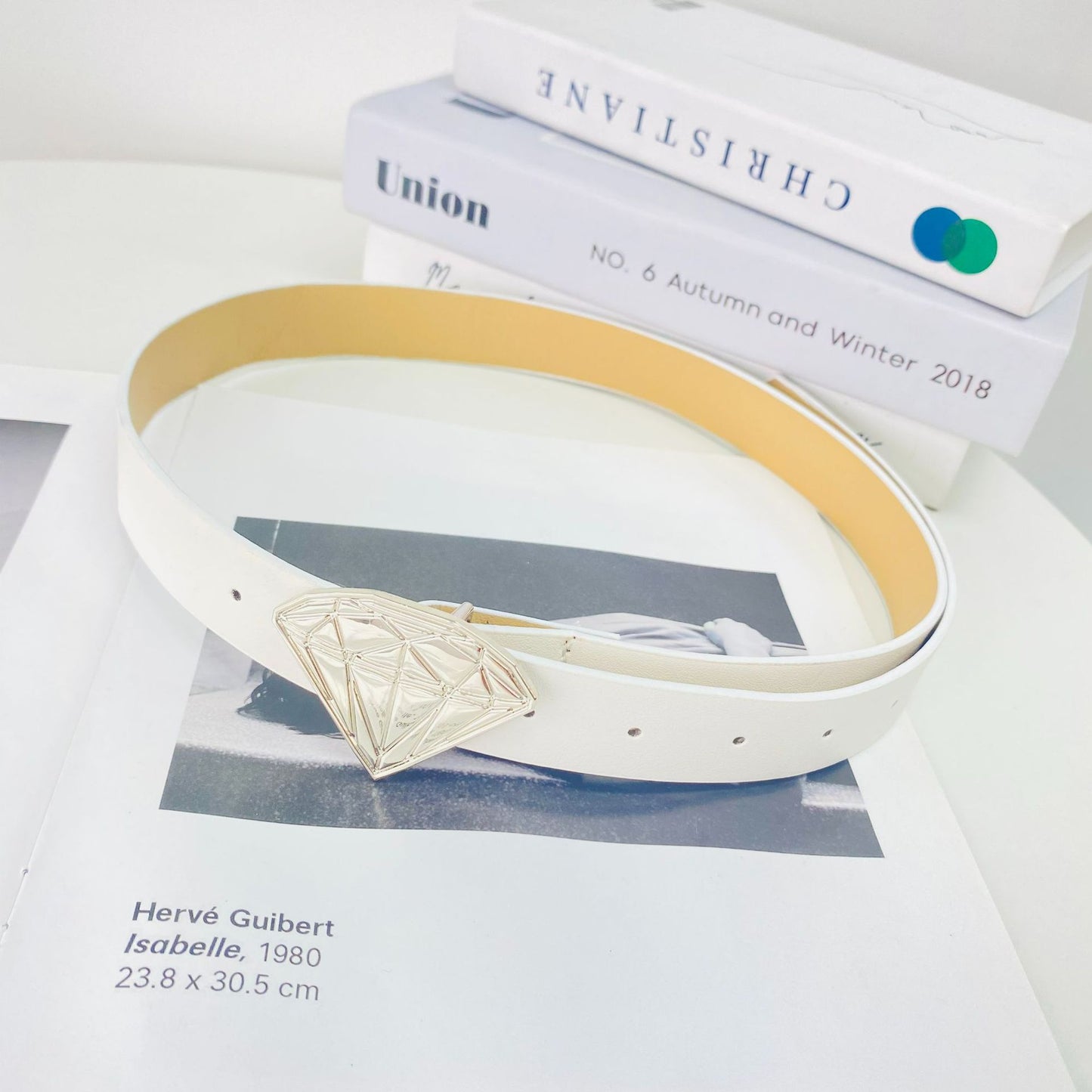 Fashionable All-match Diamond Buckle For Women Belt