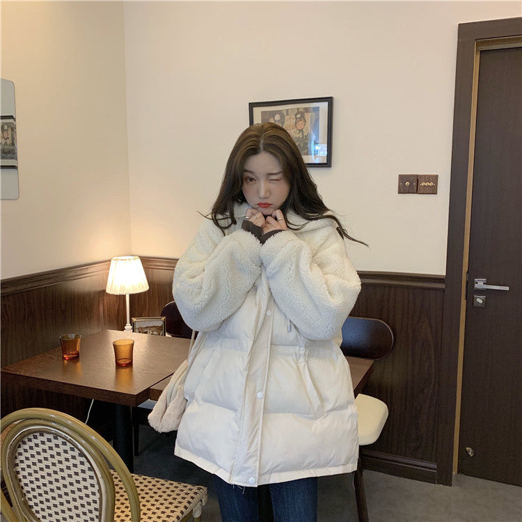 Mid-length Cotton Clothing Women's Design Sense For Small People