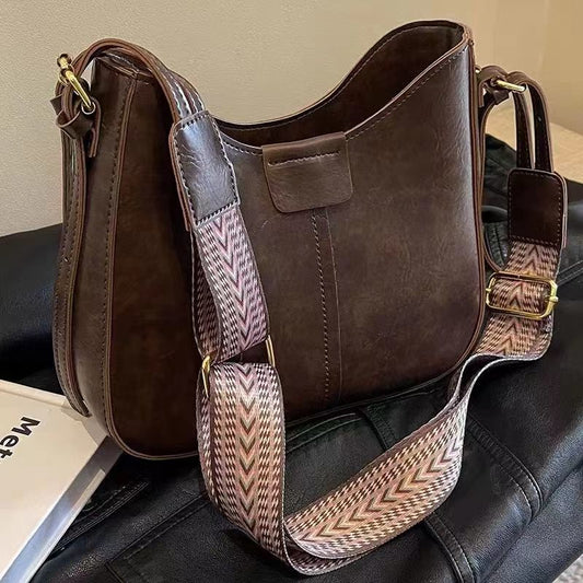 Women's New Fashionable High-End Stylish Retro Crossbody Bag