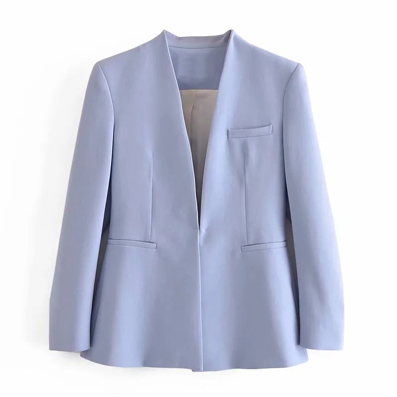 Ladies New Solid Color Suit Jacket Women