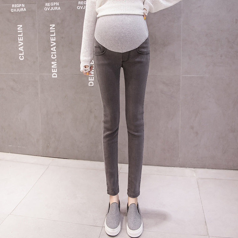 Pregnant Women's Fashion INS Wind Belly Support Trousers