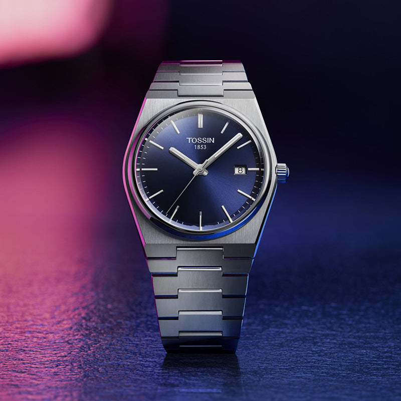 Super Player Mens Watch Ultra-thin Quartz Timepiece