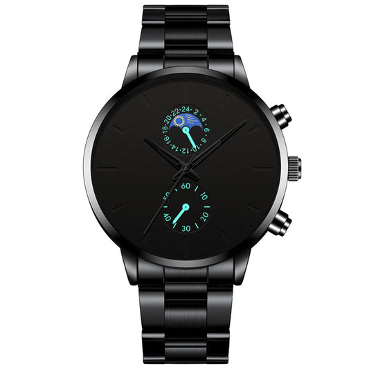 Fashion stainless steel watch with quartz