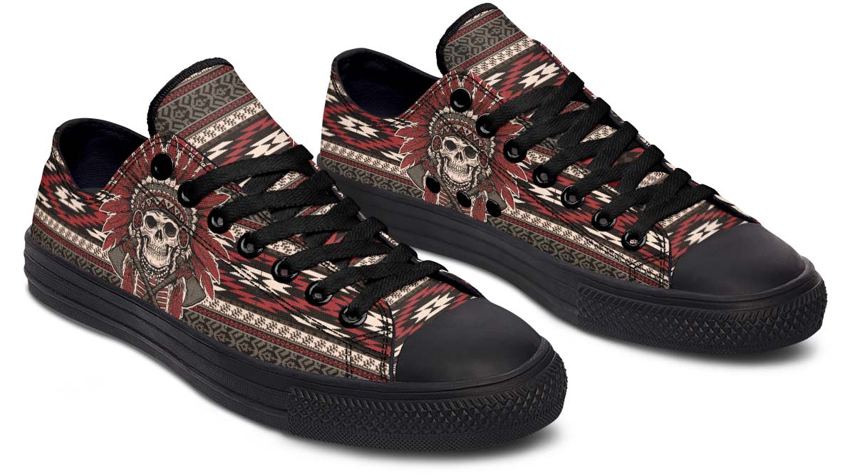 Fashion Print Couple Low-Top Canvas Shoes