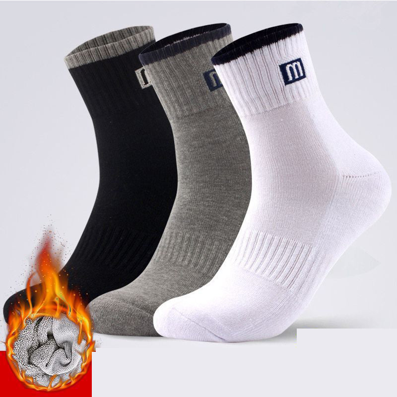 Men's Cotton Socks Mid-calf Sweat-absorbent Quick-drying