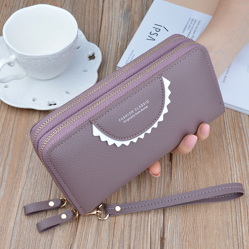 Double zip wallet