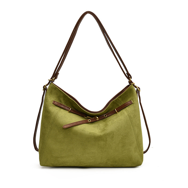 Women's Suede Leisure Commute Backpack