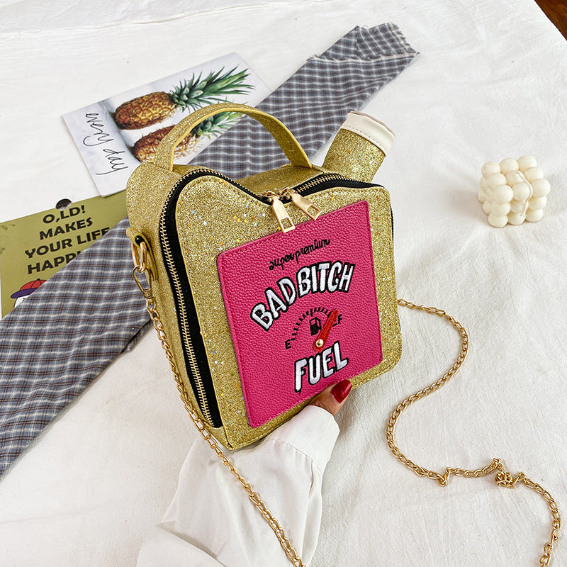 Chain crossbody bag