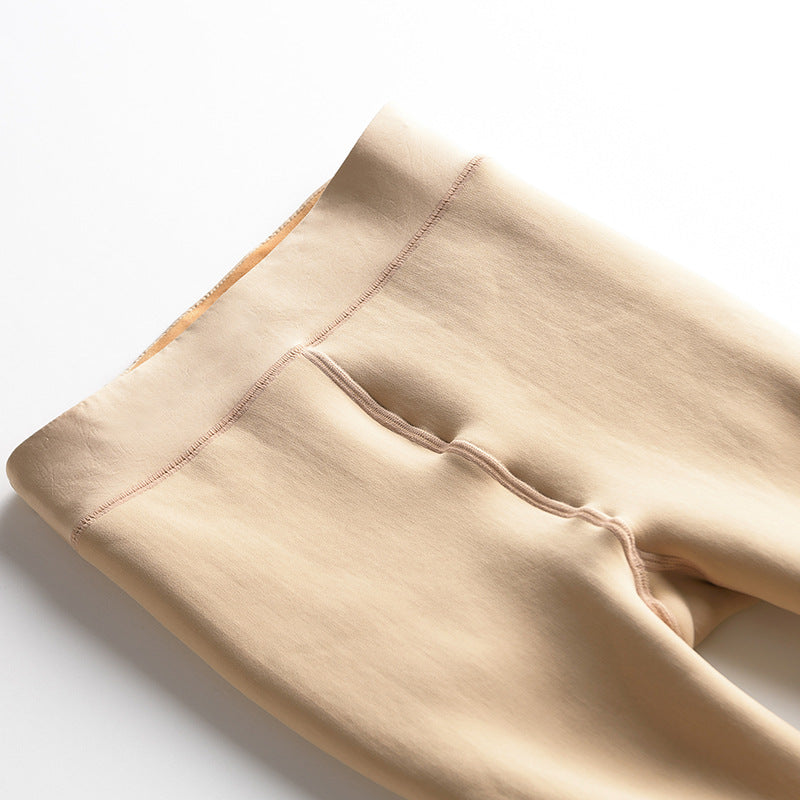 Light leg socks artifact flesh-colored plus velvet thick skin leggings