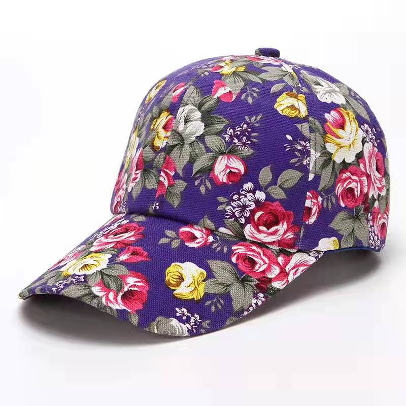 Women's Fashion Casual Floral Baseball Hat